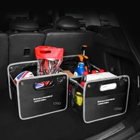 for mini cooper universal high capacity stowing tidying adjustable folding rear trunk storage organizer box