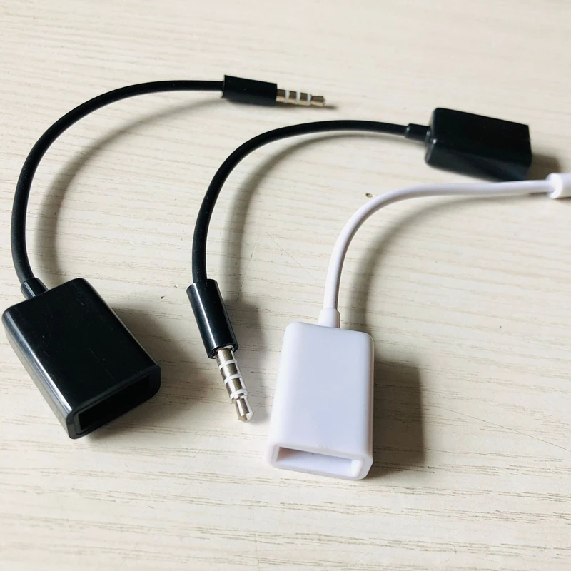 

3,5 мм штекер аудио AUX разъем к USB 2,0 Тип A Женский Адаптер конвертера OTG кабель для автомобиля MP3 кабель переходник