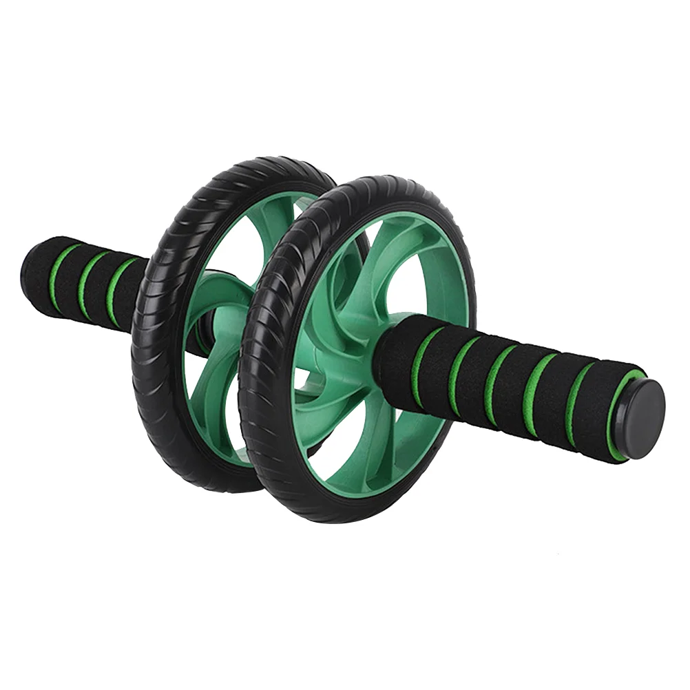 

Двухколесное колесо для брюшного пресса устройство для брюшного пресса упражнения для похудения фитнес-оборудование (зеленый)