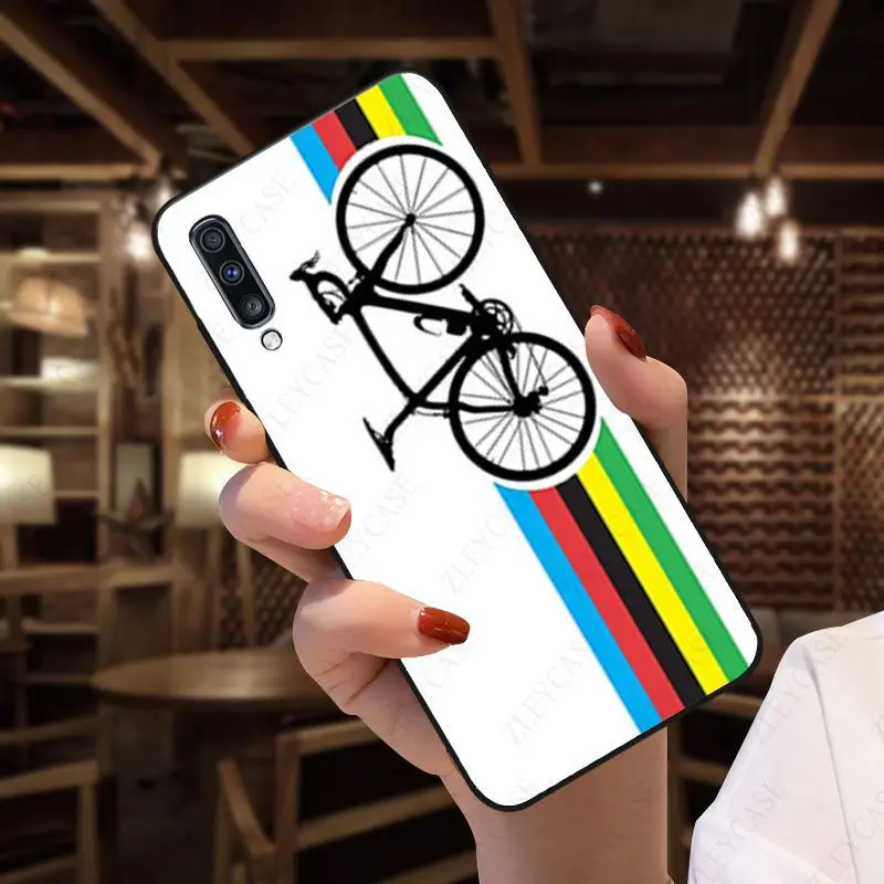 bike bicycle cycling art Phone Case For Samsung Galaxy A32 A50 A10 A20E A21S A30S A40 A51 A70 A30 A6 A71 A8 A12 A72 caseS Cover | Мобильные