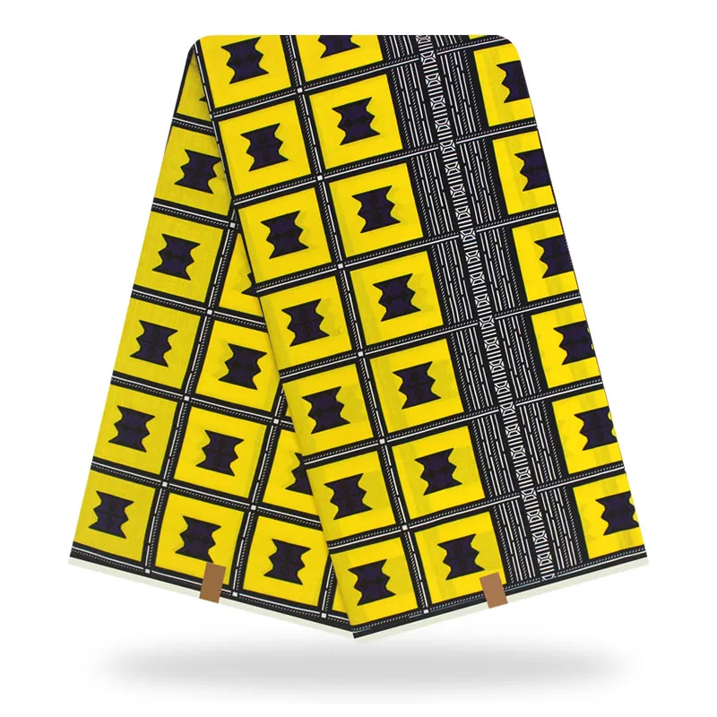 Красивые цветы Анкара африканские принты батик пэчворк настоящий голландский