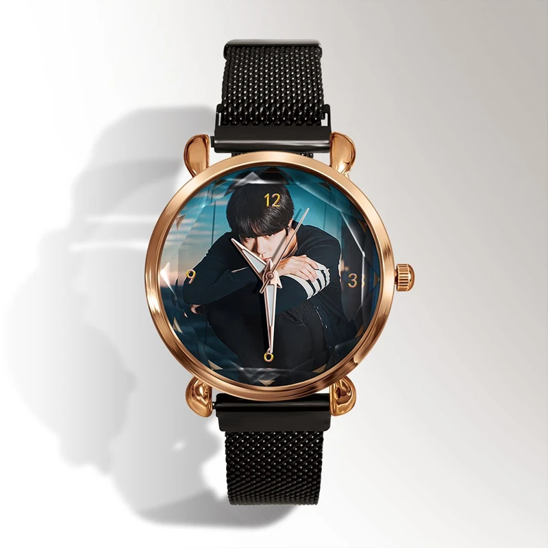 

BTS-009 Kpop Bangtan Boys ARMY Couple Waterproof Watch Trendy 2021 New Listing Casual Lovers Watch Fashion Jewelry Gift for Girl