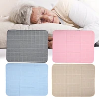 4 layers 80x100cm cotton waterproof insulation pad for elderly bedridden incontinence mobility inconvenience patient nursing pad