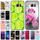 Чехол для Samsung Galaxy S6, S7, силиконовый мягкий чехол из ТПУ, черный бампер