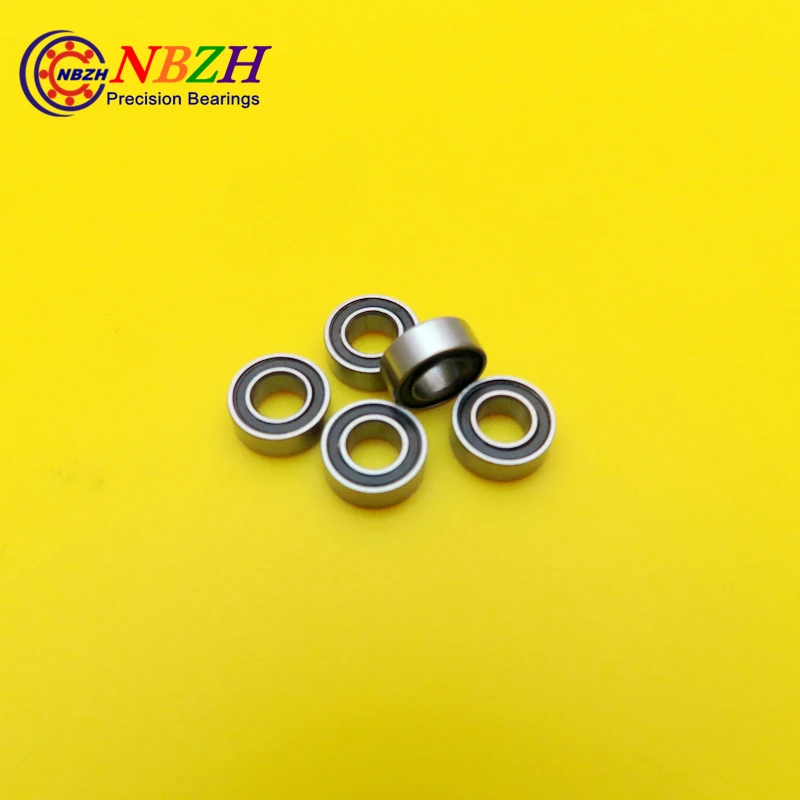 Миниатюрные шарикоподшипники NBZH MR84RS L840 10 шт. 4*8*3 мм с резиновым уплотнением для