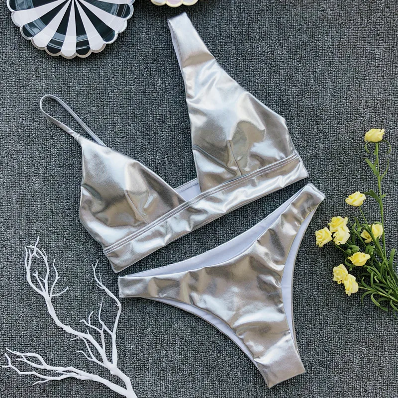 IMANFive женские сексуальные яркие кожаные стринги бикини 2018 Новое поступление