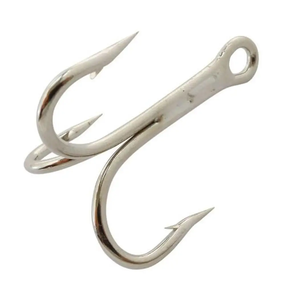 Free Fisher 100 шт. рыболовные крючки 12 # комплект тройных крючков из высокоуглеродистой