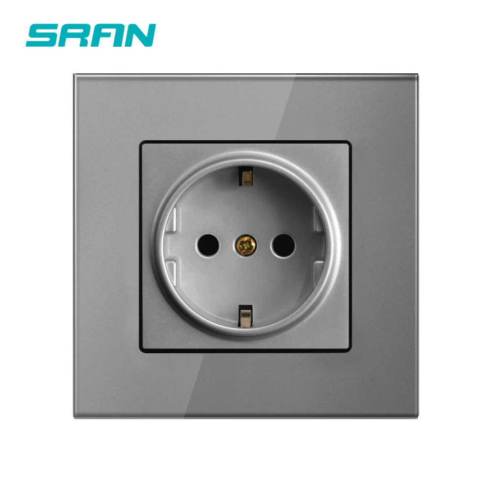 Розетка настенная с заземлением 16 А 86 х86 мм|Электрические розетки| |