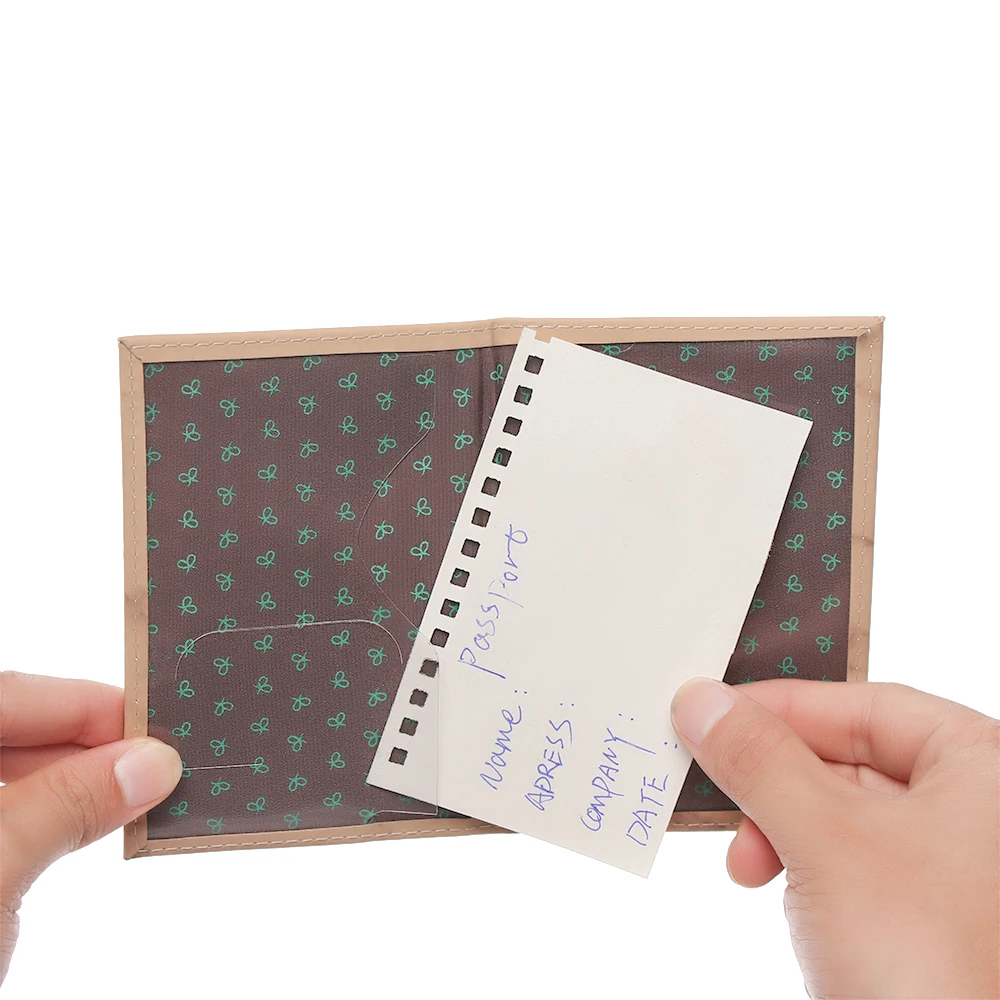 Обложка для паспорта с мраморным рисунком водонепроницаемый Дорожный Чехол