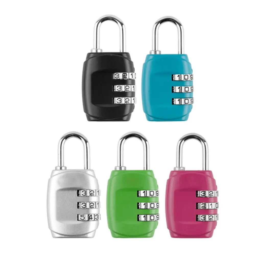 Новый 3 набора цифр пароль Комбинация чемодан с висячим замком для багажа