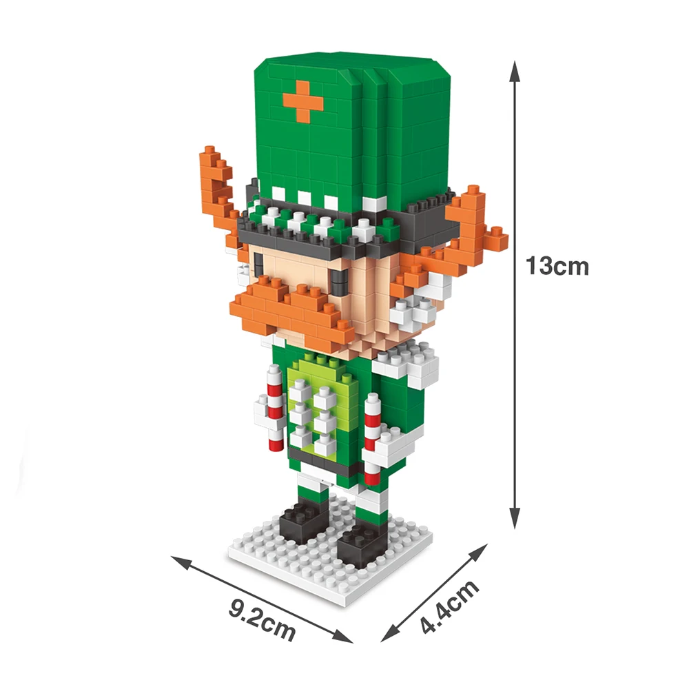 Микро алмазные строительные блоки кукла Щелкунчик британский солдат милые