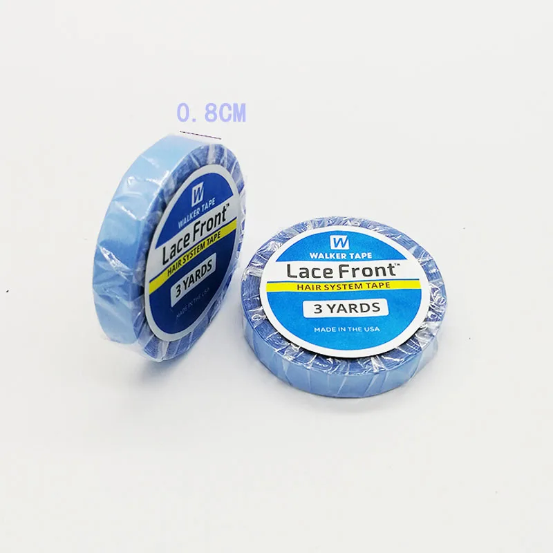 1 рулон 3 ярда синяя кружевная Передняя двусторонняя клейкая водонепроницаемая