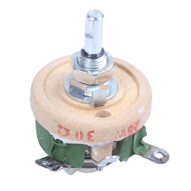 Одноповоротный резистор 25 Вт 30 Ом Регулируемый конический Керамический дисковый