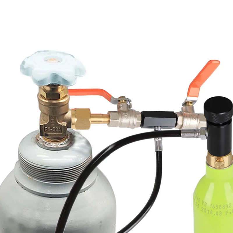СО2 газовый баллон заправка шланга наполнения Клапан адаптер с G1/2 разъем