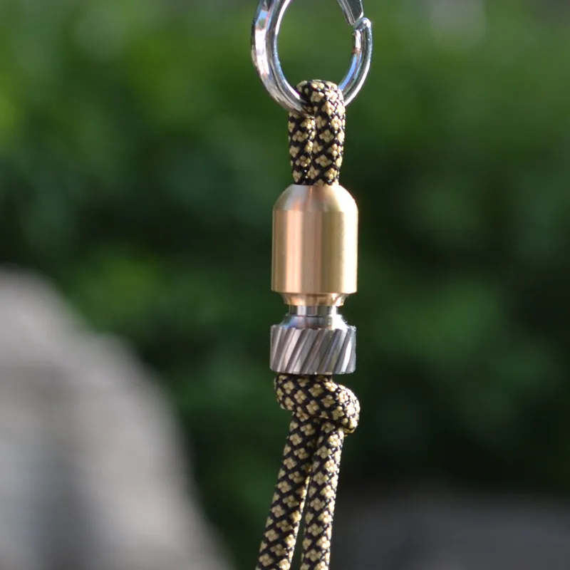 

New titanium brass beads paracordbead knifebeads EDC diy bracelet paracord paracord tacticalgear