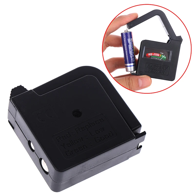 

Portable Universal Battery Tester Checker For AA/AAA/C/D/18650/9V/1.5V Sizes Easy To Use