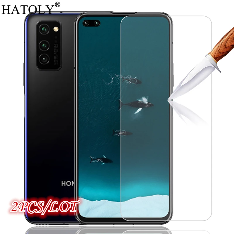 2 шт стекло на Honor V30 закаленное для Huawei View 30 защитная пленка HD Защитное V30|Защитные