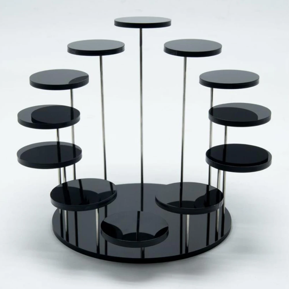 Круглая подставка для кексов акриловая витрина ювелирных изделий тортов и