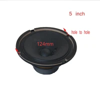 2pcs lot 5 inch pure paper cone full frequency speaker 16ohm rms 20w round magnetic home hifi multimedia audio system black