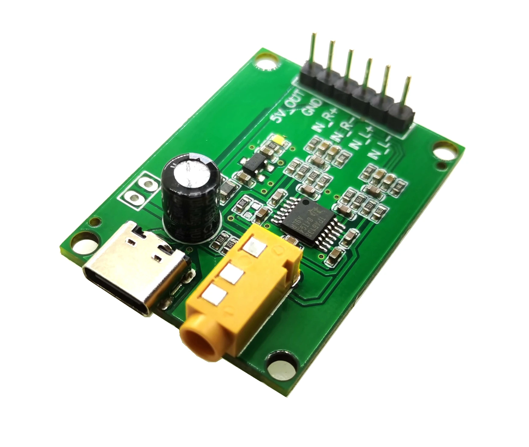 

TPA6138 Amp Module Audio Differential Balanced Input to AUX Single-ended 3.5 Output