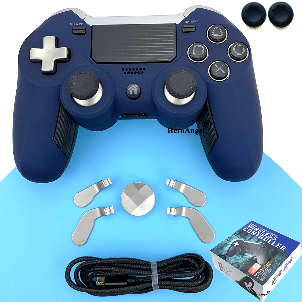 

Новое поступление! Bluetooth Беспроводной игрового контроллера геймпад для PS4 двойной вибрации Elite игровой пульт дистанционного управления Джойстик для PS3/ПК игровая видео приставка