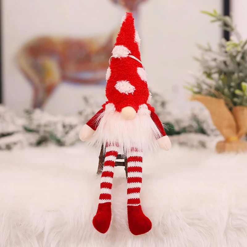 Рождественские елочные украшения с подсветкой Rudolph портативные рождественские