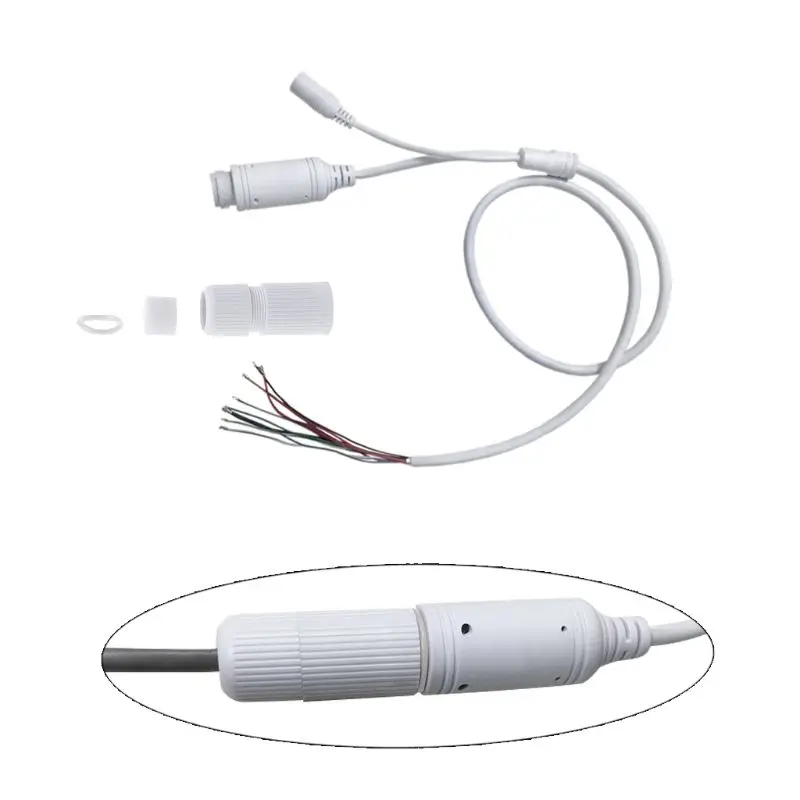 Крышка разъема RJ45 для наружного сетевого кабеля IP-камеры Pigtail | Электроника