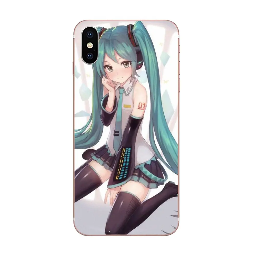 Pretty Hatsune Miku For Huawei Nova 2 V20 Y3II Y5 Y5II Y6 Y6II Y7 Y9 G8 G9 GR3 GR5 GX8 Prime 2018 2019 Rubber Cell Phone Case | Мобильные