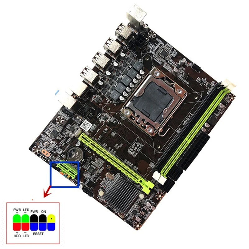 

X79 1356 Xeon LGA 1356 E5 2450 C2 Cpu 2x4 = 8 1600 DDR3 ECC REG Pc3 12800