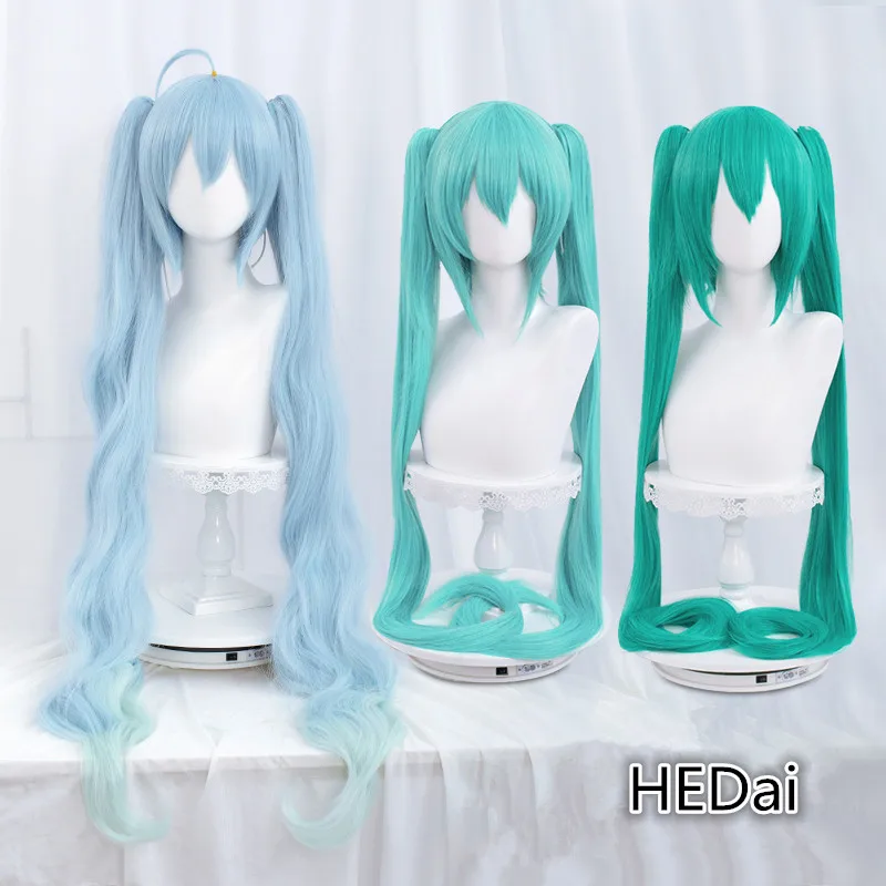 Ботинки для Маскарадного костюма с названием песни Snow Miku Косплэй парик длинными