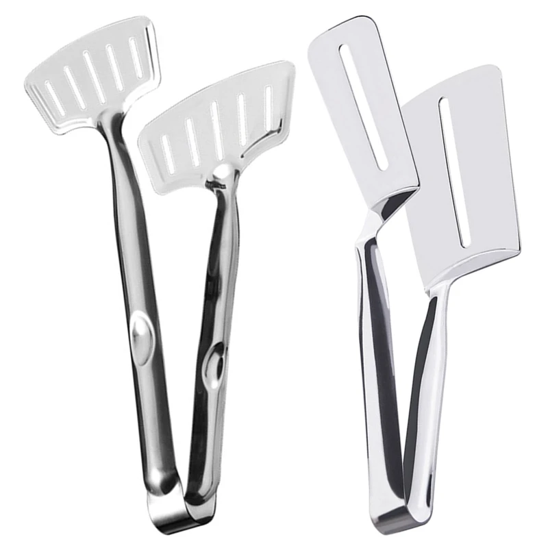 

Multi-function Stainless Steel Fried Fish Spatula Kitchen Creative Meatl Bread Meat Clamp Tool Baking Accessories Gadget