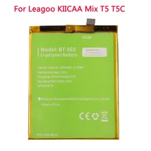 High Quality Original BT-565 BT-566 3000mAh Battery For Leagoo KIICAA Mix T5 T5C BT565 BT566 Mobile Smart Phone Parts Batterie
