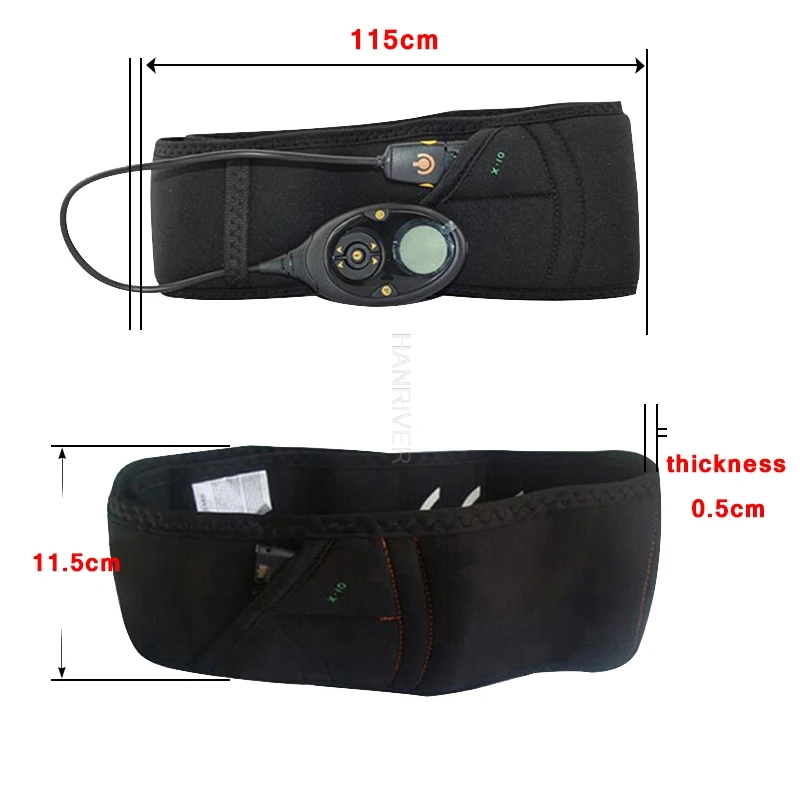 Электростимулятор мышечная вибрация подтягивает брюшную полость массажный пояс