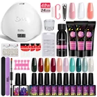 Полупостоянный эмали УФ светодиодный набор для маникюра в домашних условиях 8 мл набор гель-лаков для ногтей с УФ-лампы для ногтей комплект гель и акриловый полный комплект