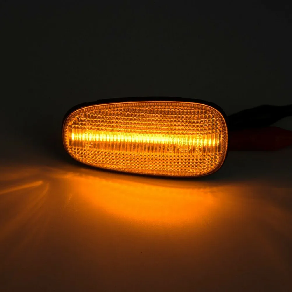 

ABS+PC Side Marker Light Amber Clear Turn Signal Light Waterproof 2005-2011