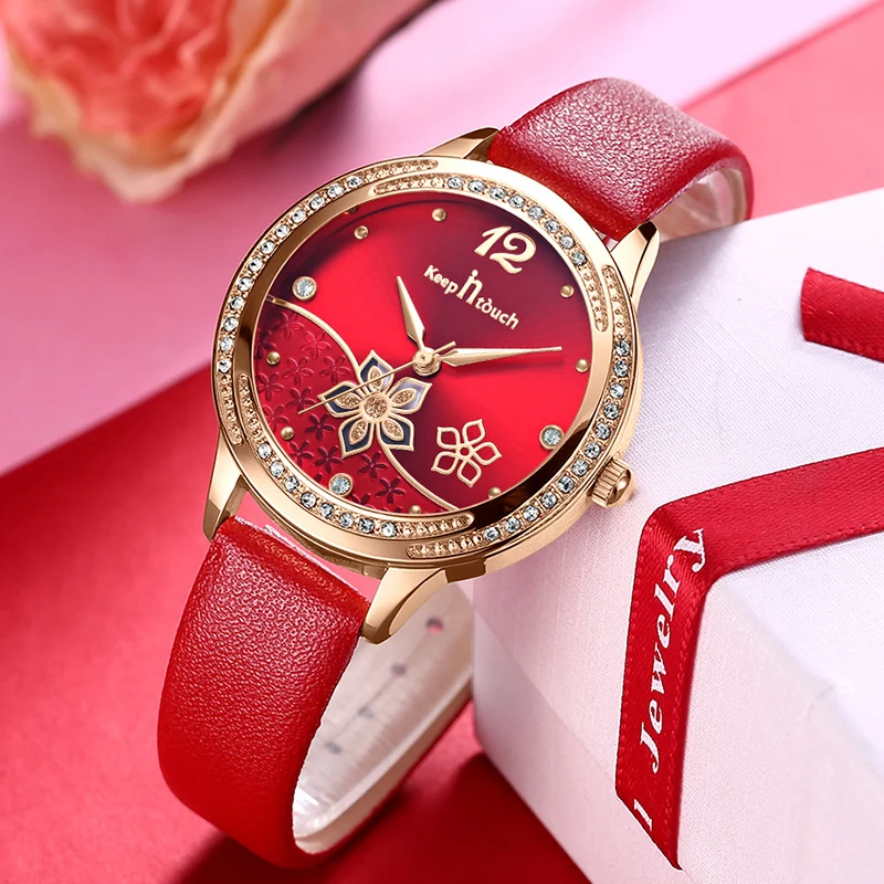 

Женские Элегантные Роскошные часы Reloj из розового золота с кристаллами и бриллиантами для женщин Reloj 2021 модные женские часы с цветами Новинк...