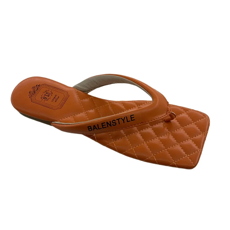 

New style square toe slippers for summer 2021