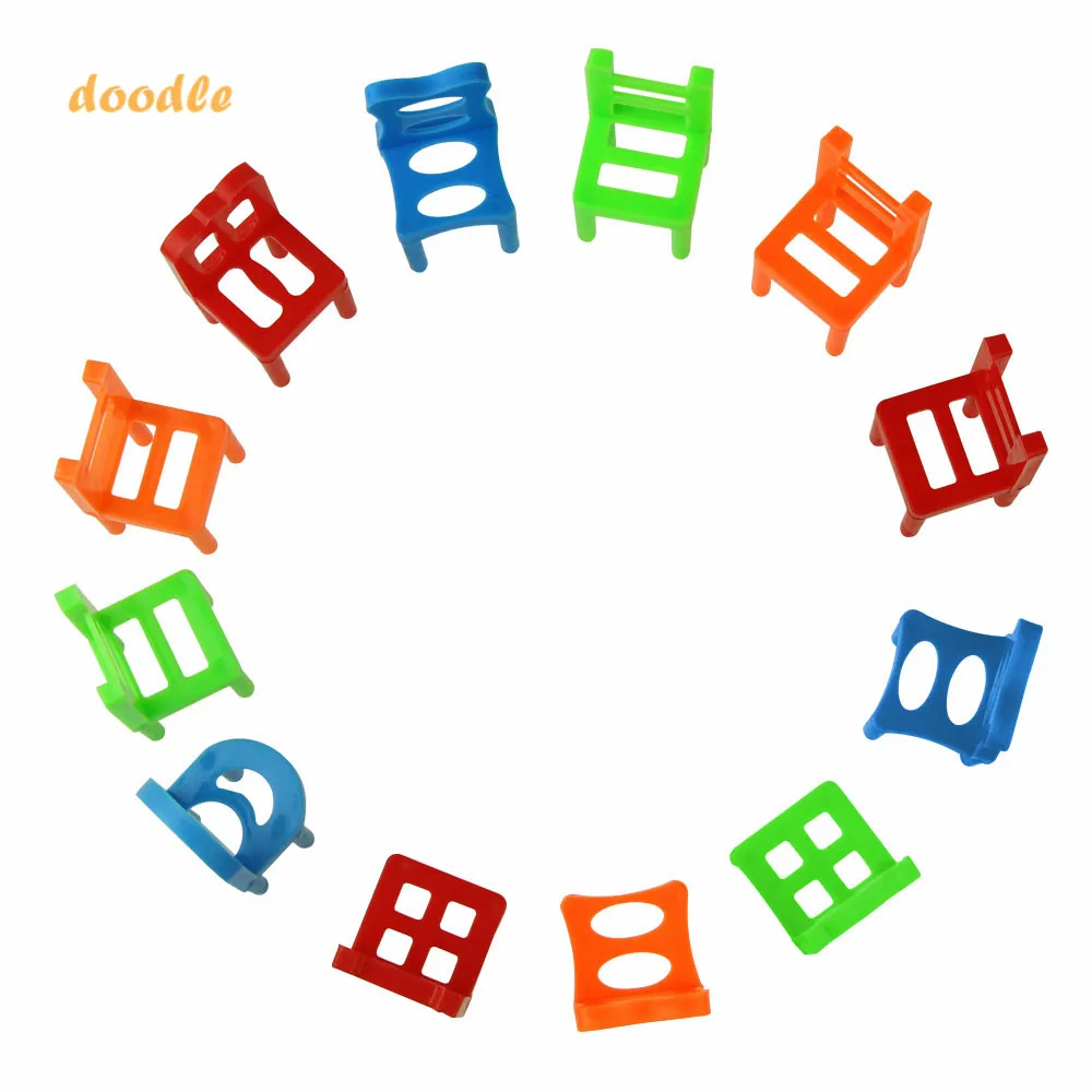 18 шт./компл. Игровые мини балансирующие блоки игрушечные сборные пластиковые