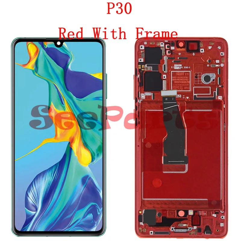 Оригинальный сенсорный экран 6 1 дюйма для Huawei P30 ЖК дисплей цифровой