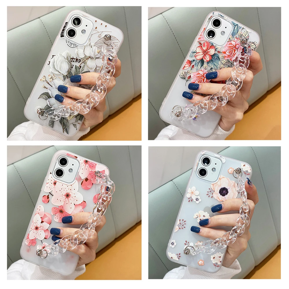 Чехол для телефона с цветочным рисунком Huawei Mate 20 30 Lite Nova 2i 3 3E 3i 4 4E 5 5i 5T 5Z 6 SE Pro