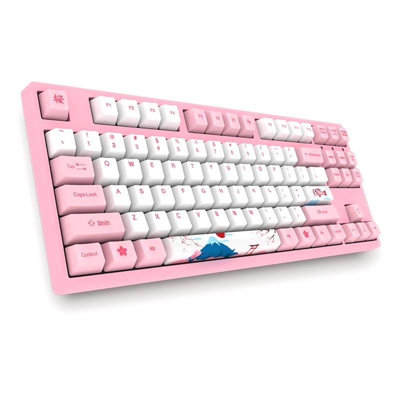 Оригинальный AKKO 3087 87 клавиш игровая механическая клавиатура 85% PBT Тип C USB