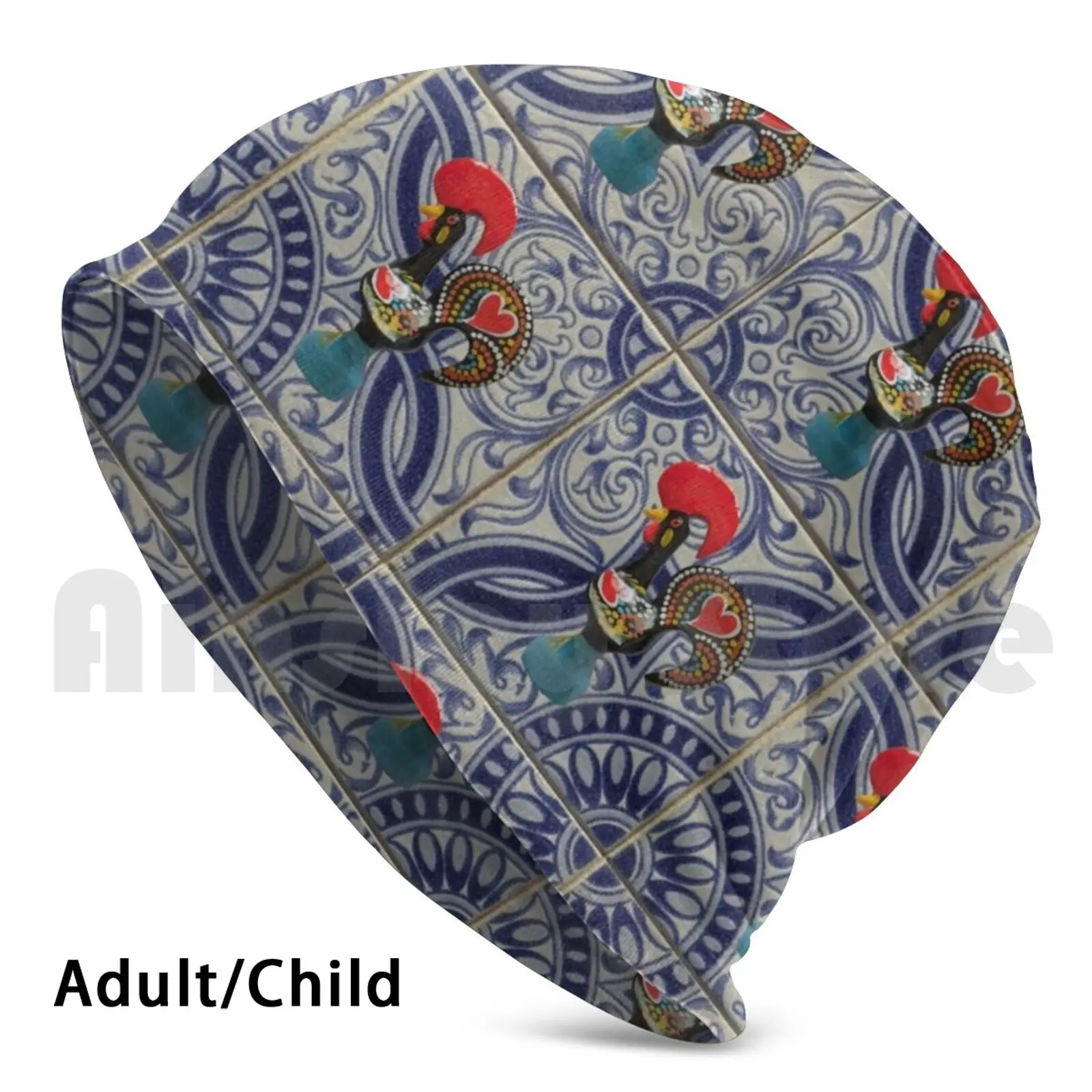 

Portugal Art , Galo De Barcelos Beanies Pullover Cap Comfortable Portugal Portuguese Azores Azorean Madeira Galo