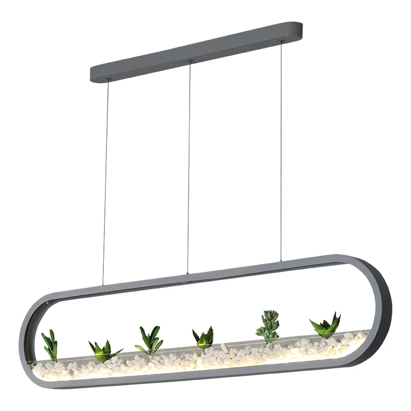 

NEW chandelier modern restaurant chandelier Gray/white bar table lamp Nordic creative minimalist led designer chandelier