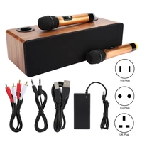 portable wireless microphone system kit for smartphone tv ktv karaoke blue tooth condenser mic speaker home audio amplifier