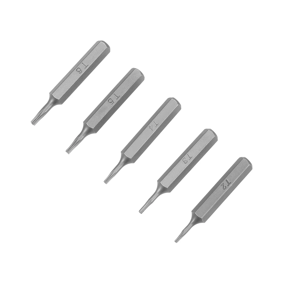 Набор отверток uxcell 5 шт. набор сверл Torx 5/32 дюйма шестигранный хвостовик T2 T3 T4 T5 T6