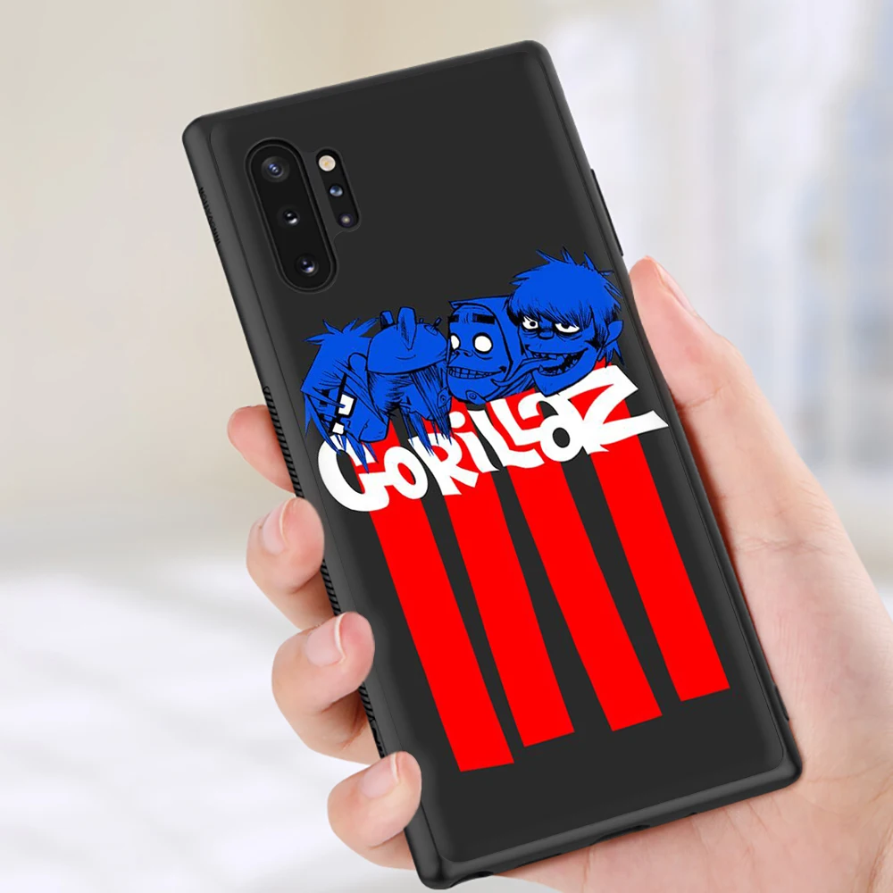 Gorillaz Группа мягкий силиконовый чехол для телефона для samsung S6 S7 край S8 S9 S10e Note 8, 9, 10, плюс M10 20 30 40