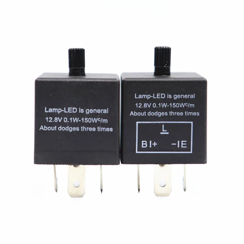 Universal 12V 3pins Car Motorcycle LED Flasher Relay Electronic Adjustable Freauency Turn Signal Light Blinker | Автомобили и