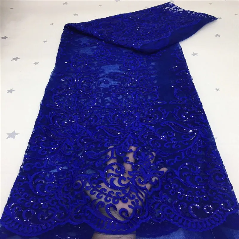 

Cheap Velvet Lace Fabric 2020 High Quality Latest African Sequin Lace Fabric Embroidery French Lace for Evening Party Dress red