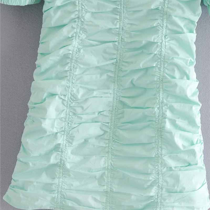 Звездное модное женское платье Za лето 2020 повседневное тонкое с квадратным