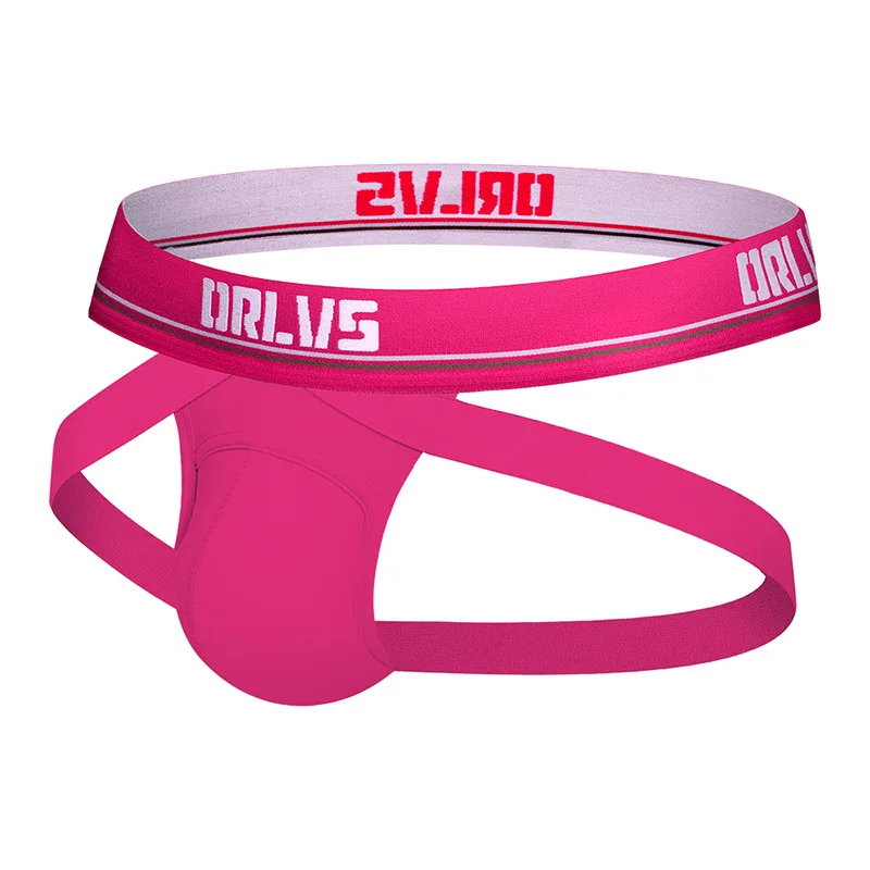 ORLVS Мужское нижнее белье с низкой талией сексуальные стринги U-образные выпуклые